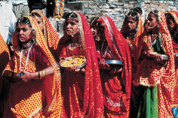 Festa Teej a Jaipur, India